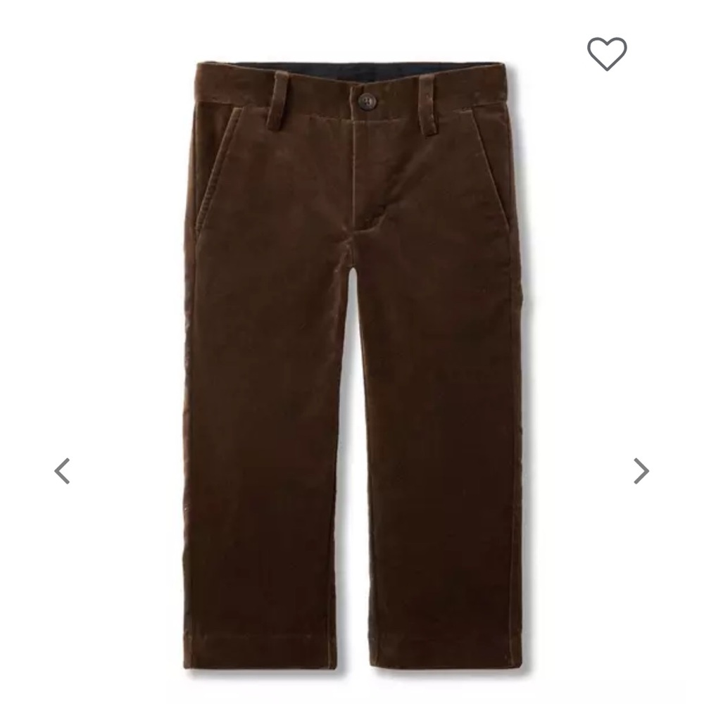 Janie and Jack Velvet Pants with Pockets NWT Size 4